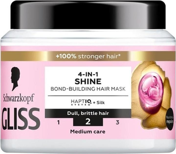 Produktbild Schwarzkopf Gliss Trt Aqua Revive Strengthening Hair Mask 4In1 Shine 400Ml (400 ml)