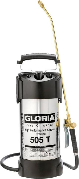 Gloria Haus und Garten 000506.0000 505 T Profiline Pulvérisateur à pression 5 l (5 l)