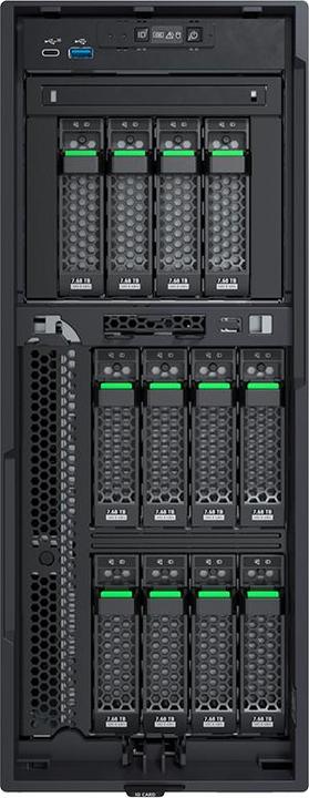 Actual product image Fujitsu PRIMERGY TX1330 M5 Server Tower Intel Xeon E 3.2 GHz 32 GB DDR4-SDRAM 500 W (Intel Xeon E-2388G, 32 GB, Tower Server)
