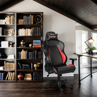 Image du produit RED Chaise de jeu Fighter C2 Gaming Chair, Black