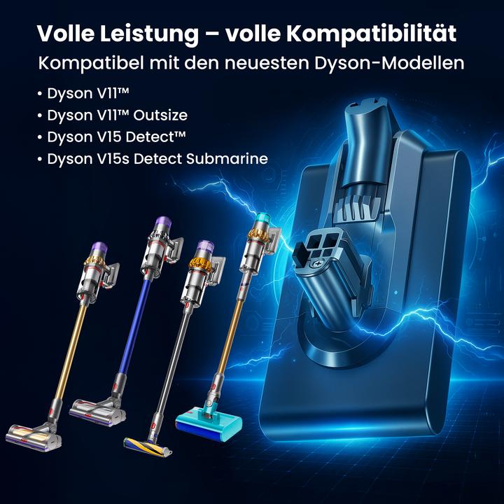 Image du produit Extralink Batterie Akku für Dyson Staubsauger V11 (Click type) 25.2V 4000mAh