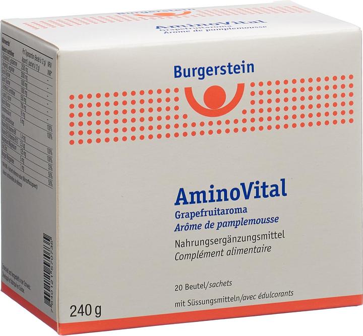 Actual product image Burgerstein Aminovital (20 pcs., Powder, 240 g)