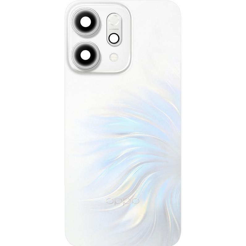 OPPO Battery Cover fur Reno14, Opal White (Oppo Reno14), Pezzi di ricambio per dispositivi mobili, Bianco