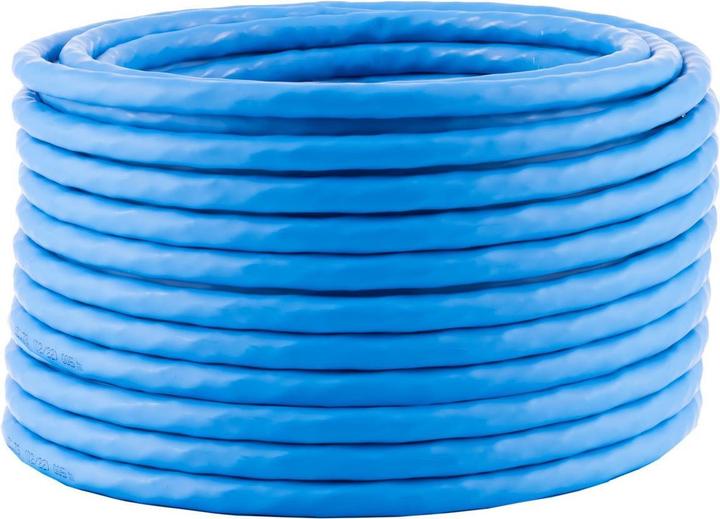 Actual product image Shiverpeaks -BASIC-S--installation cable, cat 8, S/FTP, LSZH, bandwidth 2,000 MHz, blue, 25m (S/FTP, CAT8.2, 25 m)