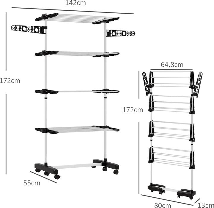 Produktbild Homcom Wäscheständer
