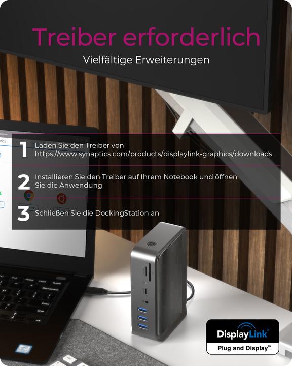 Produktbild Icy Box IB-DK2261AC (USB-C, 13 Ports)