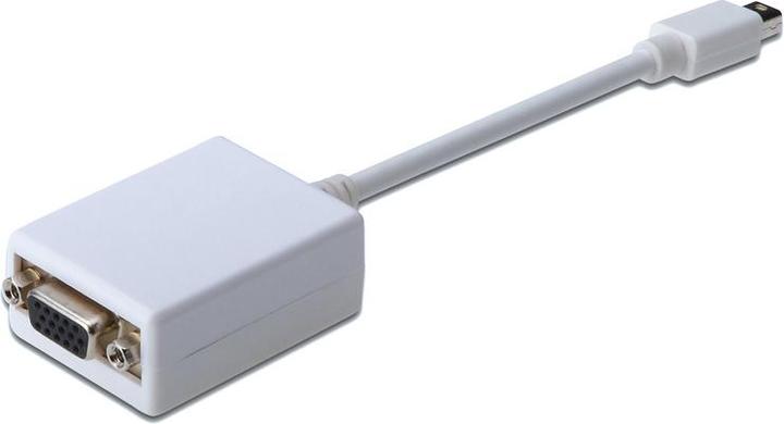 Produktbild Assmann DisplayPort Adapterkabel mini DP - HD15 St/Bu 0,15m DP 1.1a kompatibel CE we (VGA, 15 cm)