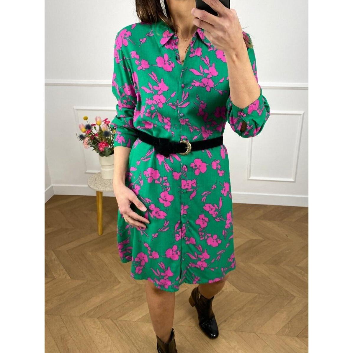 Thumbnail - La Petite Étoile, Damen, Kleider, kleid damen kari, Grün, (38)