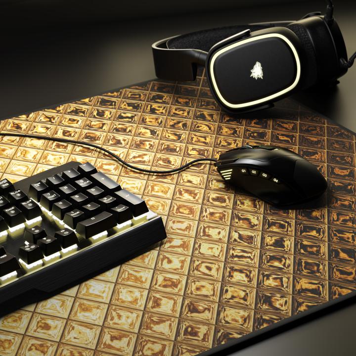 Produktbild Titanwolf Gaming Mauspad, 900 x 400mm XXL Mausmatte, verbessert Präzision & Geschwindigkeit, Luxus (XXL)