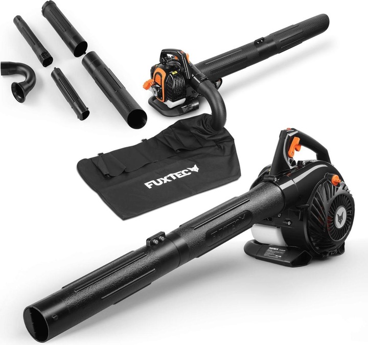 Productafbeelding Fuxtec FX-LBS126P 3in1 Professionele Bladzuiger Bladblazer Bladhakselaar (FX-LBS126P) (Benzine werking, Bladblazer, Bladzuiger, Vacuüm en ventilator)