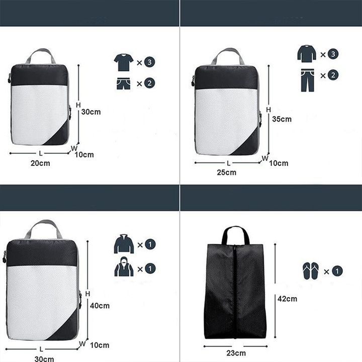 Produktbild Noya Kleidertaschen 4in1 Set