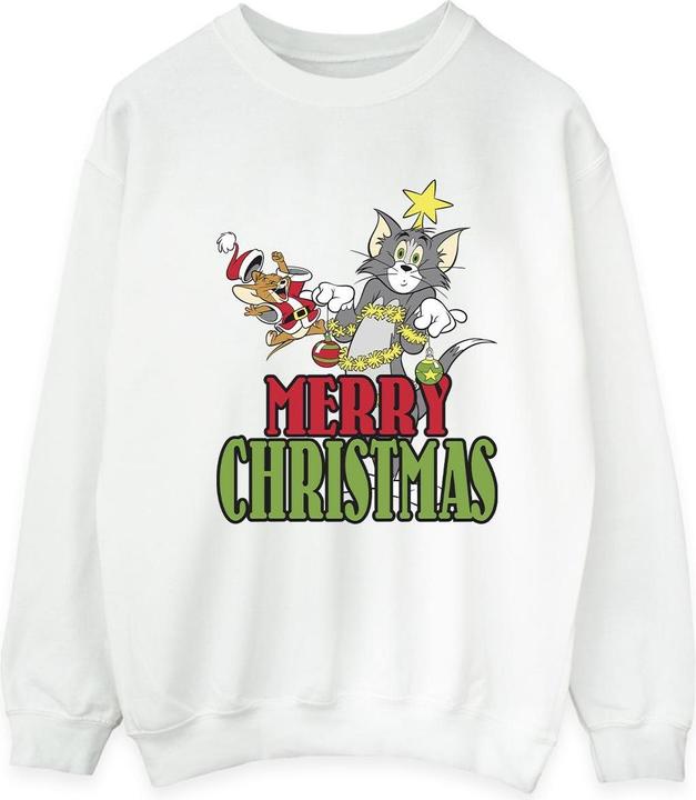 Produktbild Tom & Jerry Merry Christmas Baubles Sweatshirt (4XL)
