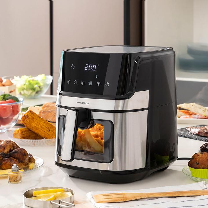 Immagine prodotto InnovaGoods Friggitrice ad aria calda Fryinn View 6500 1700 W 6,5 L Noble