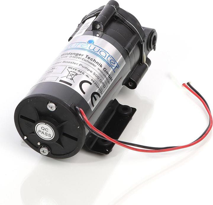 Actual product image Naturewater Booster Pump with 500 GPD (1900 l/day) 100W for Reverse Osmosis Systems (Booster pump)