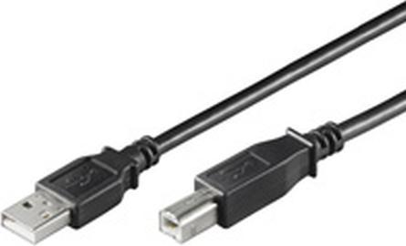 Produktbild Goobay USB 2.0 Hi-Speed Kabel, Schwarz, 3 m (1 m, USB 2.0)