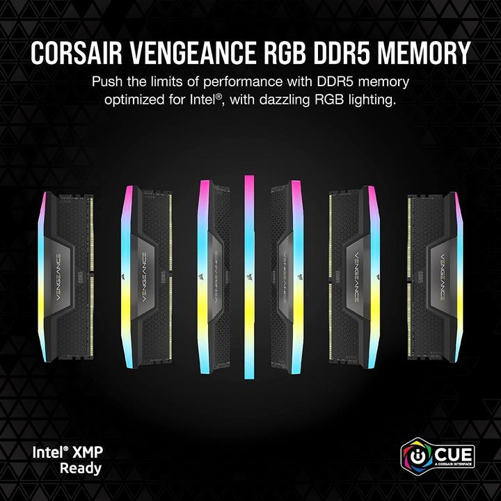 Produktbild Corsair Vengeance RGB (2 x 16GB, 5600 MHz, DDR5-RAM, DIMM)