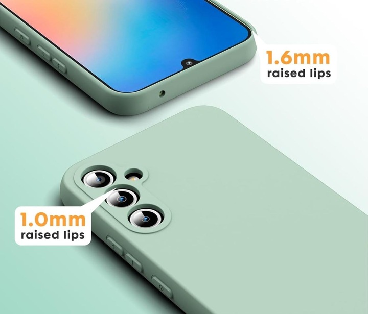 Produktbild Screenguard Samsung Galaxy A34 5G Liquid Silicone Case Hülle (Samsung Galaxy A34 5G)