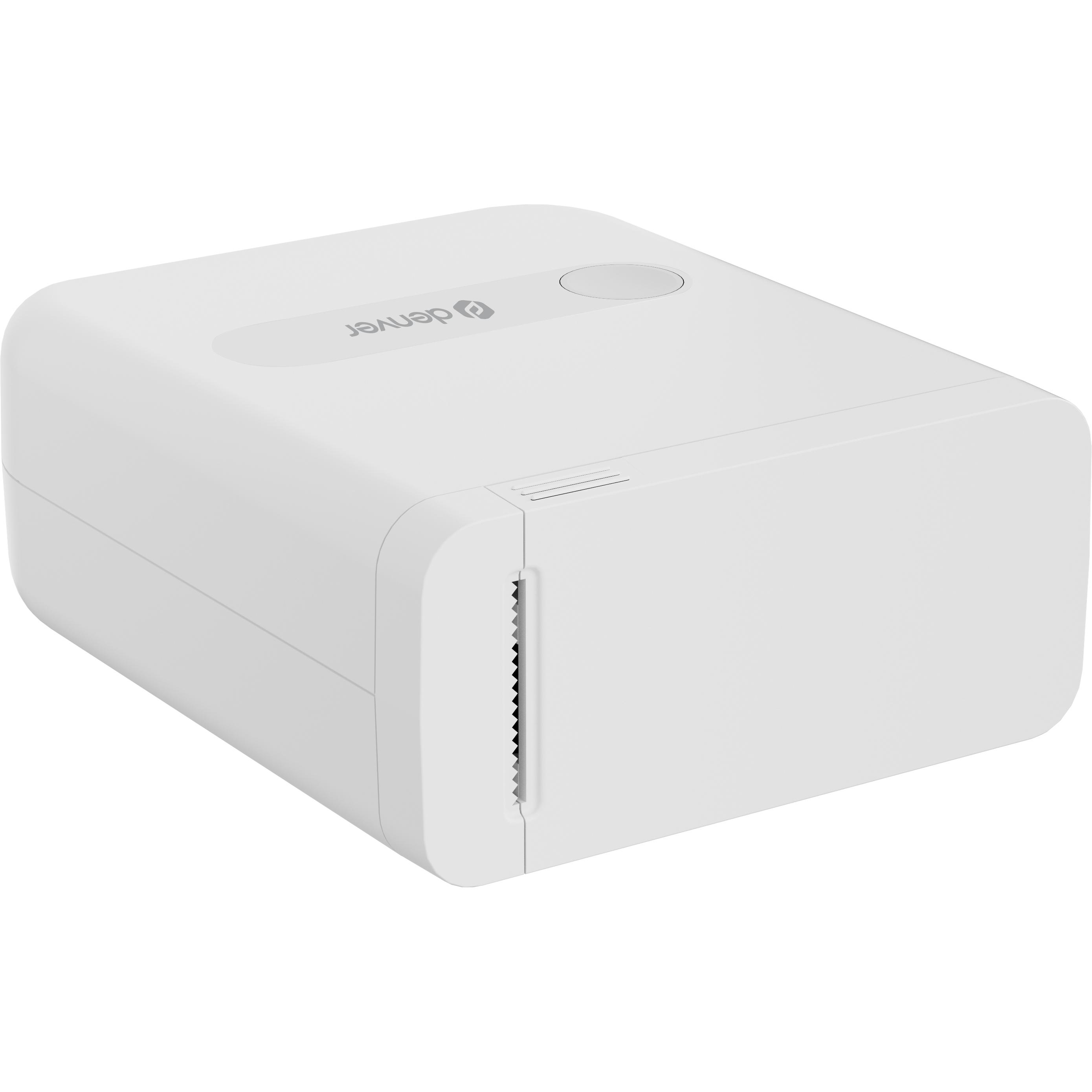 Denver Drukarka etykiet Mini drukarka termiczna MBP-16W biała, Stampante di etichette, Bianco