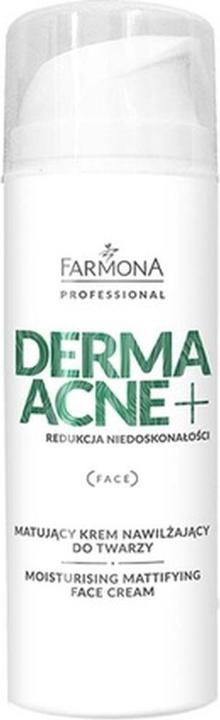 Farmona PROFESSIONAL Derma Acne+ Moisturising Mattifying Face Cream matująco-nawilżający krem do twa (150 ml, 24h Creme)