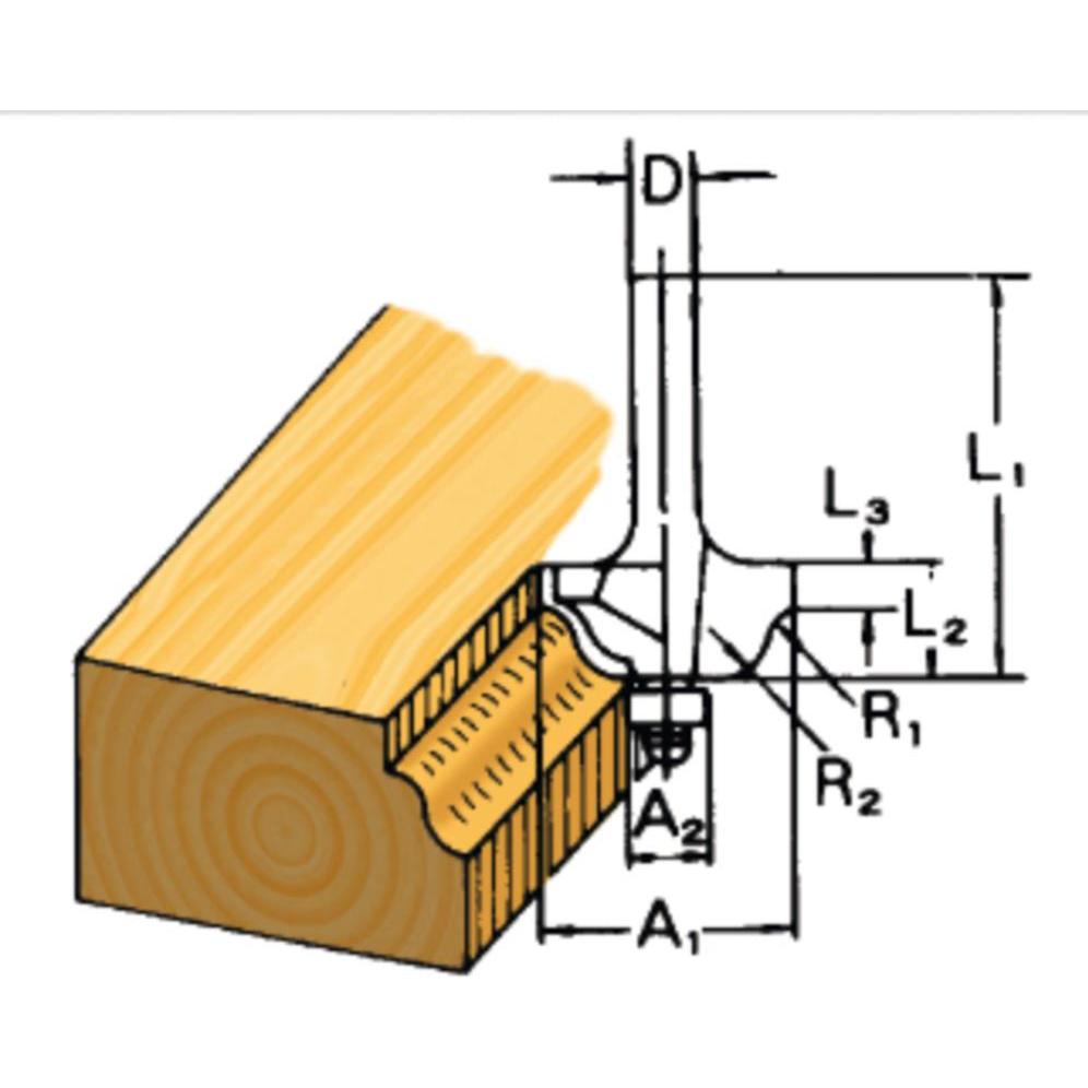 Thumbnail - Makita, Fräser, Fräser Profil 6mm