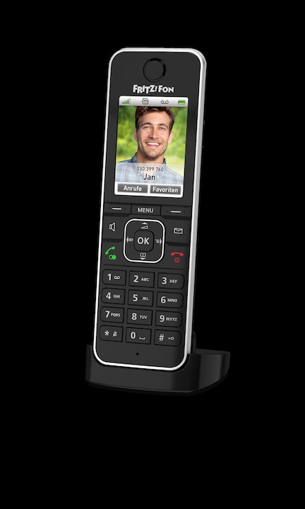 Immagine prodotto AVM Telefono cordless VoIP FRITZ!Fon C6 Black Edition
