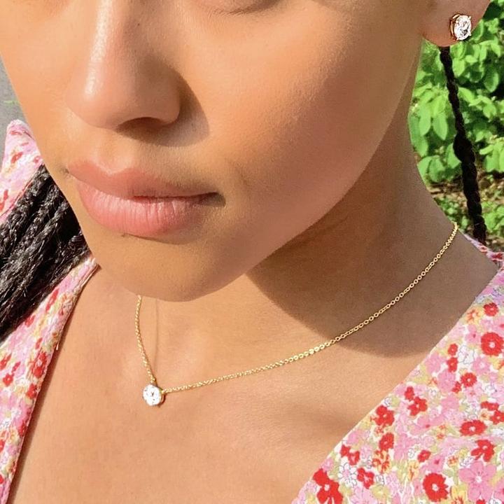 Produktbild Candy Halskette Ima, 925 Sterling Silber, vergoldet (925er Sterlingsilber, 18k vergoldet, 925 Sterling Silber, 42 - 45 cm)