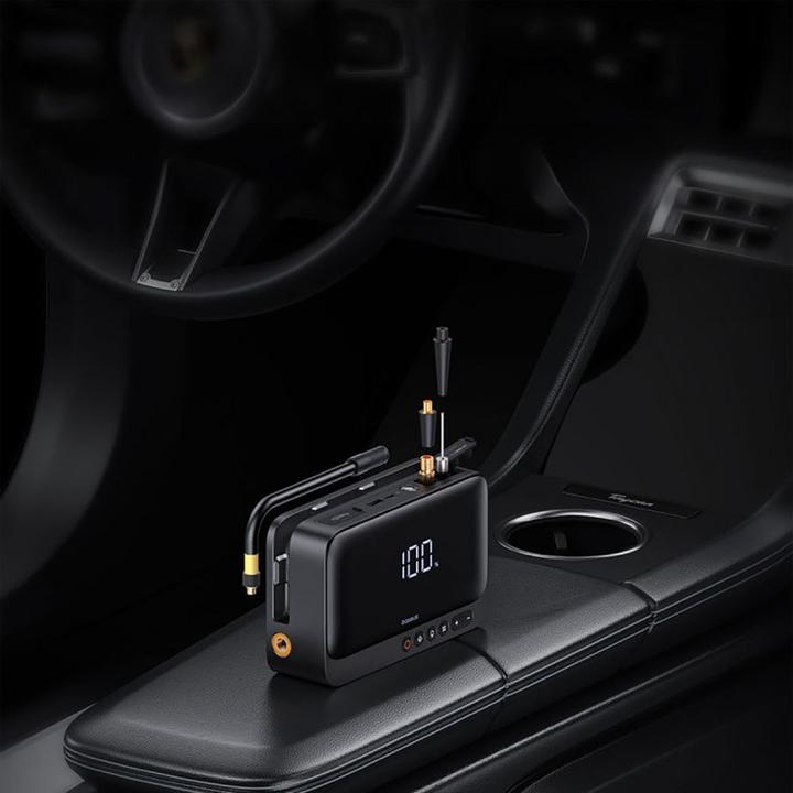 Image du produit Baseus Super Energy Car Jump Starter, 600A czarny (600 A, 3000 mAh)