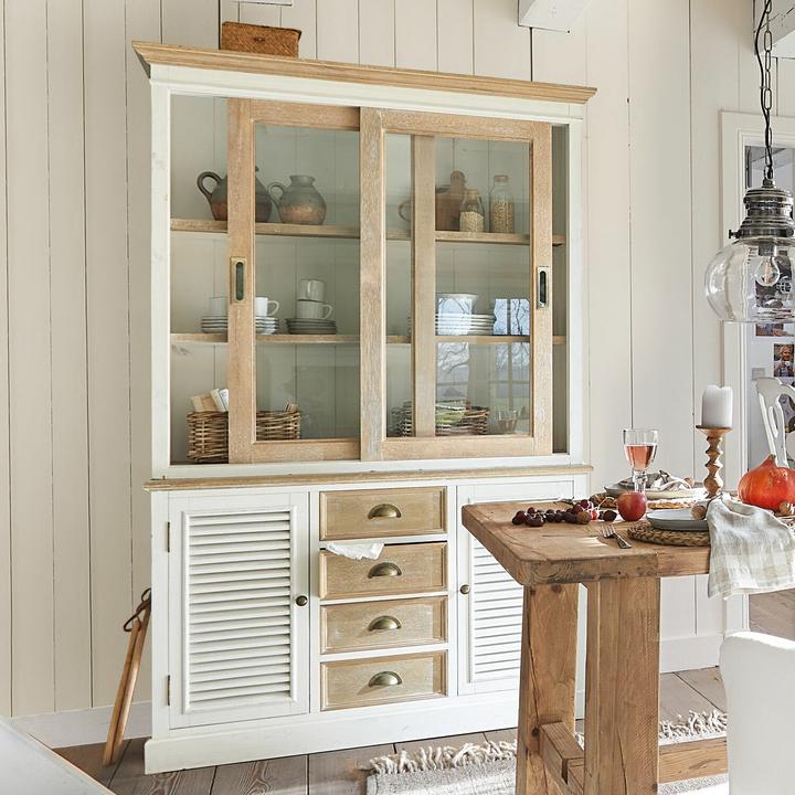 Immagine prodotto Loberon Credenza Moosehide bianco antico/marrone (41 cm)