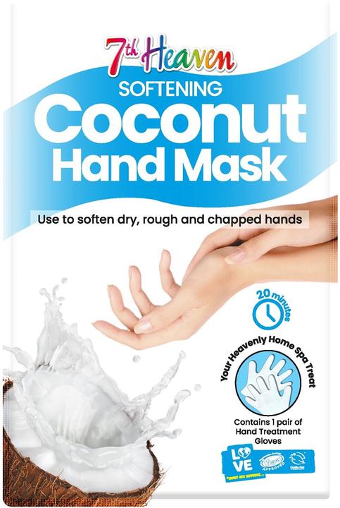Produktbild 7th Heaven Softening Coconut Hand Mask Hand Moisturizer Gloves with Shea Butter and Argan Oil to Sof