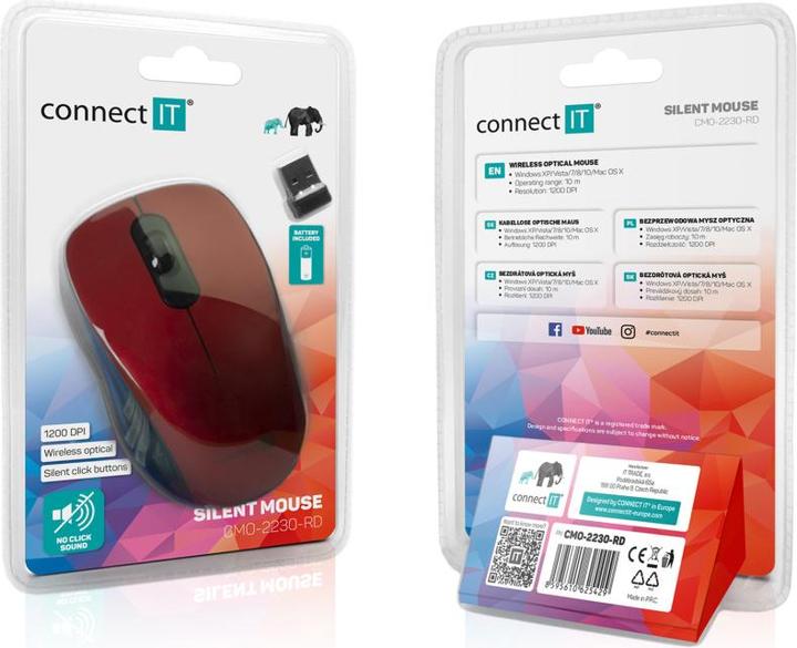 Actual product image Connect IT CMO-2230-RD (Wireless)