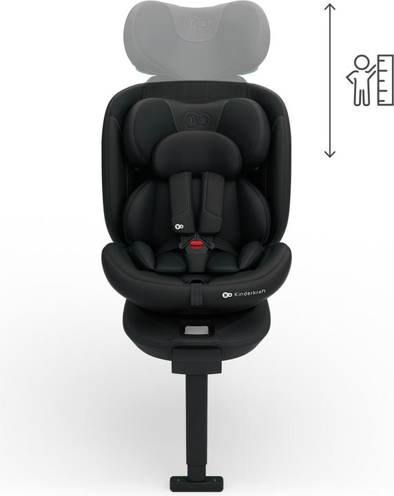 Produktbild KinderKraft Autositz I-360 2 PLUS i-SIZE 40-150cm BLACK (Kindersitz, ECE R129/i-Size Norm)