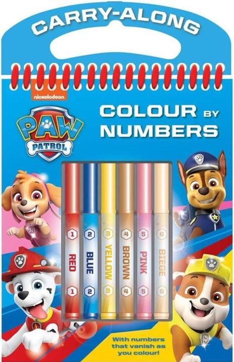 Actual product image Nickelodeon Tlapková patrola Painting with markers by numbers