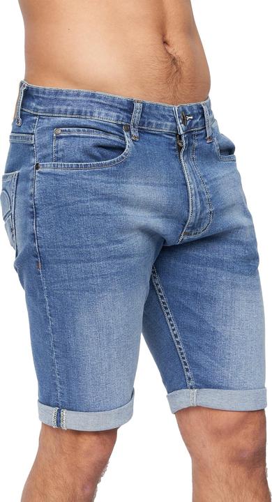 Produktbild Crosshatch Mens Tonwin Denim Embossed Shorts (34)