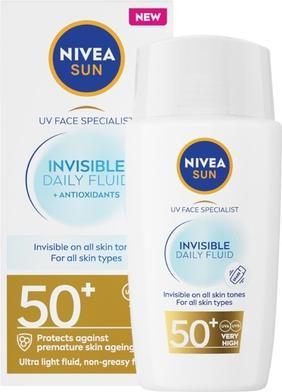 Produktbild NIVEA Skin cream Specialist Invisible Daily Fluid SPF 50+ 40 ml (Sonnencreme Gesicht, SPF 50+, 40 ml)