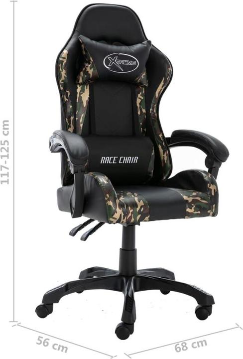 Produktbild vidaXL Gaming-Stuhl (42 - 50 cm)