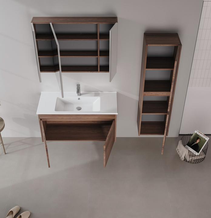 Produktbild Homitis Side 100 v3 Bathroom Cabinet With Sink & Mirror Set (2 Pieces)