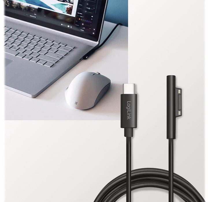 Produktbild LogiLink USB-C zu Microsoft Surface (1.80 m, USB 3.2 Gen 1)