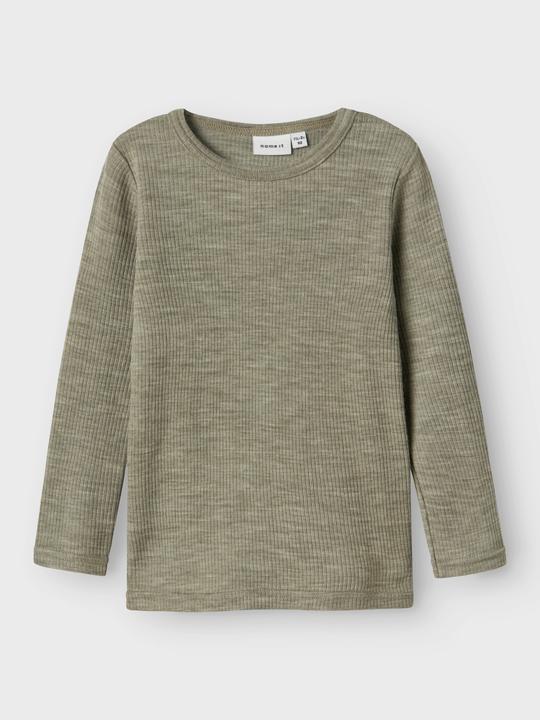 Actual product image Name it Nmnwax Wool Rib Ls Top Noos (98)