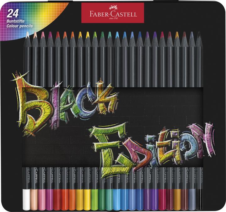 Actual product image Faber-Castell Black Edition (Multicoloured, Black, 24 x)