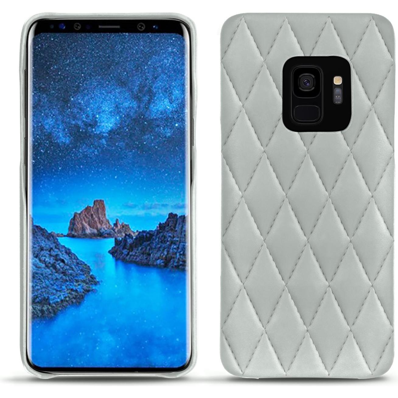 Thumbnail - Noreve Lederschutzhülle (Samsung Galaxy S9), Smartphone Hülle, Grau
