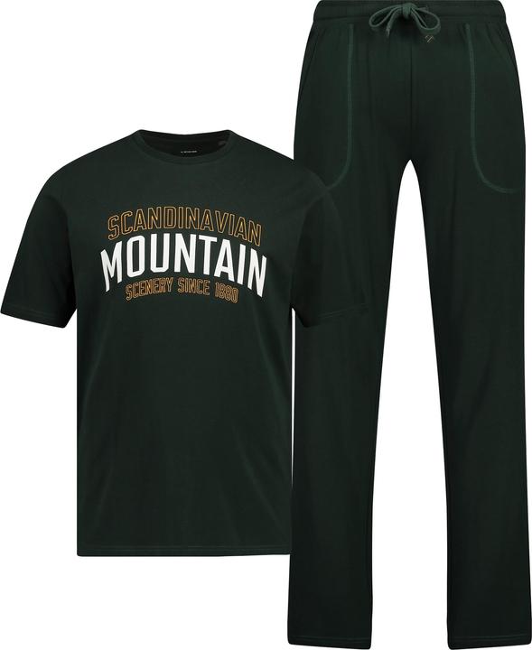Produktbild JP1880 Schlafanzug, Homewear, OEKO-TEX, Zweiteiler, Halbarm-Shirt, Print (4XL)