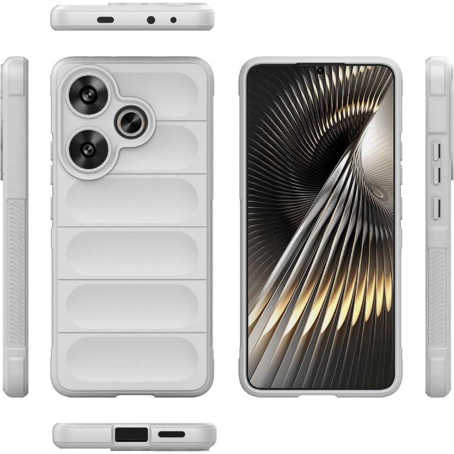 Cover-Discount Xiaomi Poco F6 - Rugged Protective Cover (Xiaomi Poco F6), Smartphone Hülle, Weiss