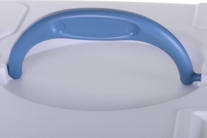 Actual product image Zolux Toilet for cats Cathy, easy to clean, blue (Cat litter box closed)