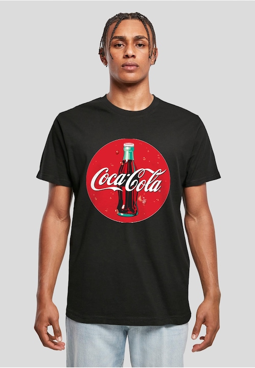 Produktbild Merchcode Coca Cola Bottle Logo Tee (M)