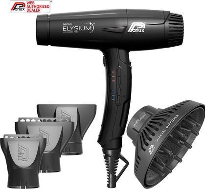 Actual product image Parlux Hair Elysium Magic Compact Black Hair Dryer With Diffuser (1800 W)
