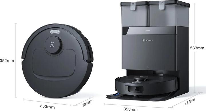 Actual product image Ecovacs Deebot Saugroboter T30C black (25000 Pa)