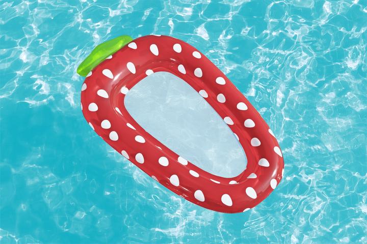 Produktbild Bestway Aufblasbare Netzmatratze Strawberry 178 x 103 cm 43644