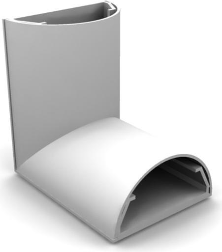 Immagine prodotto Multibrackets Angolo per cavi in alluminio Canaline per cavi (Tubazione, 4 cm)