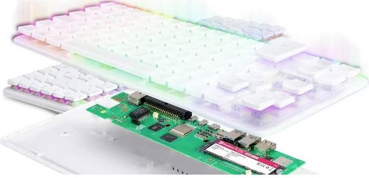 Actual product image Raspberry Pi 500+ Unit, DE-Layout