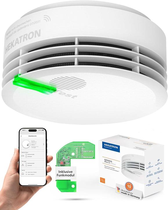 Actual product image Hekatron Smoke detector, single